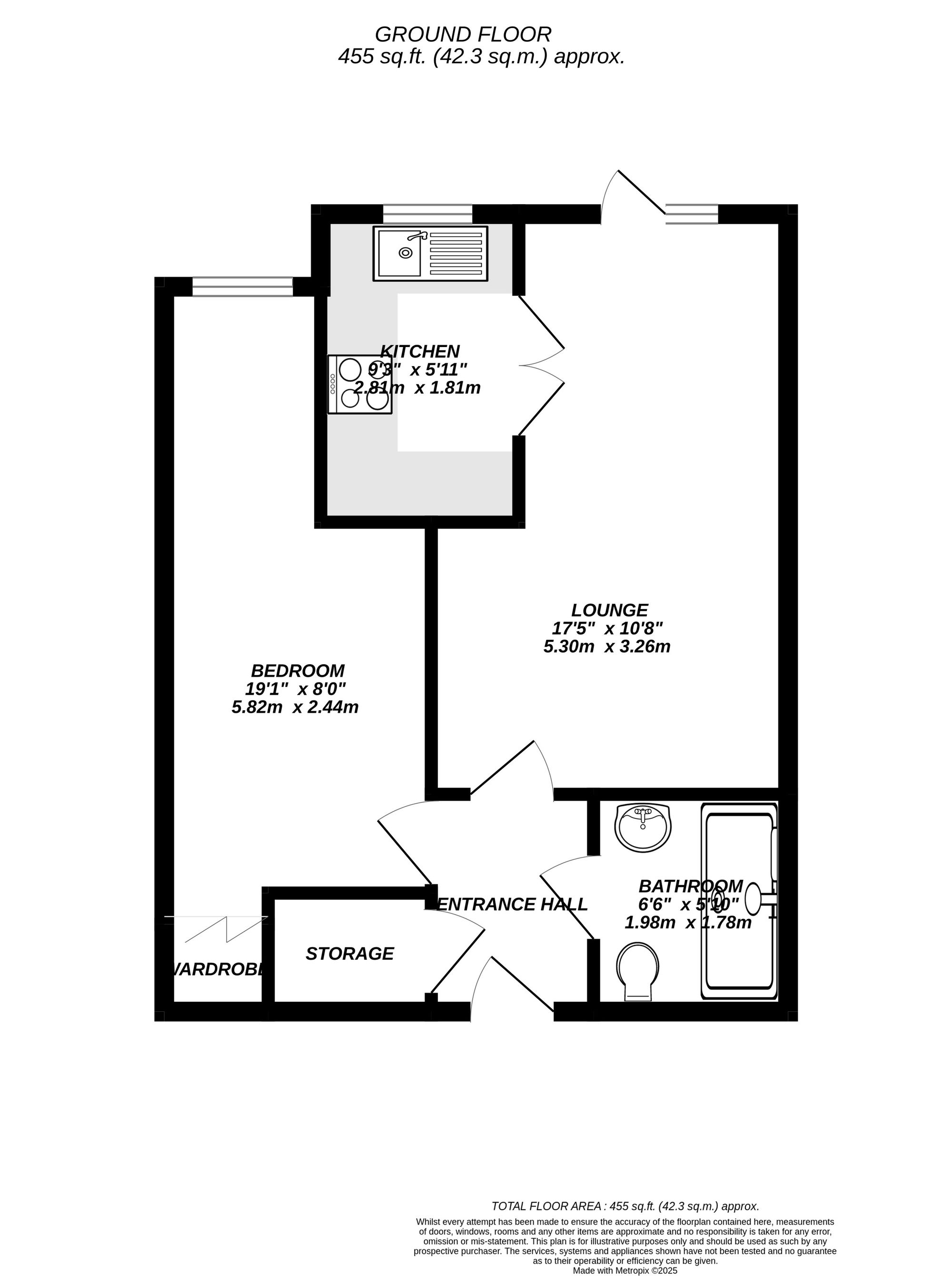 Floorplan for Uxbridge, 
