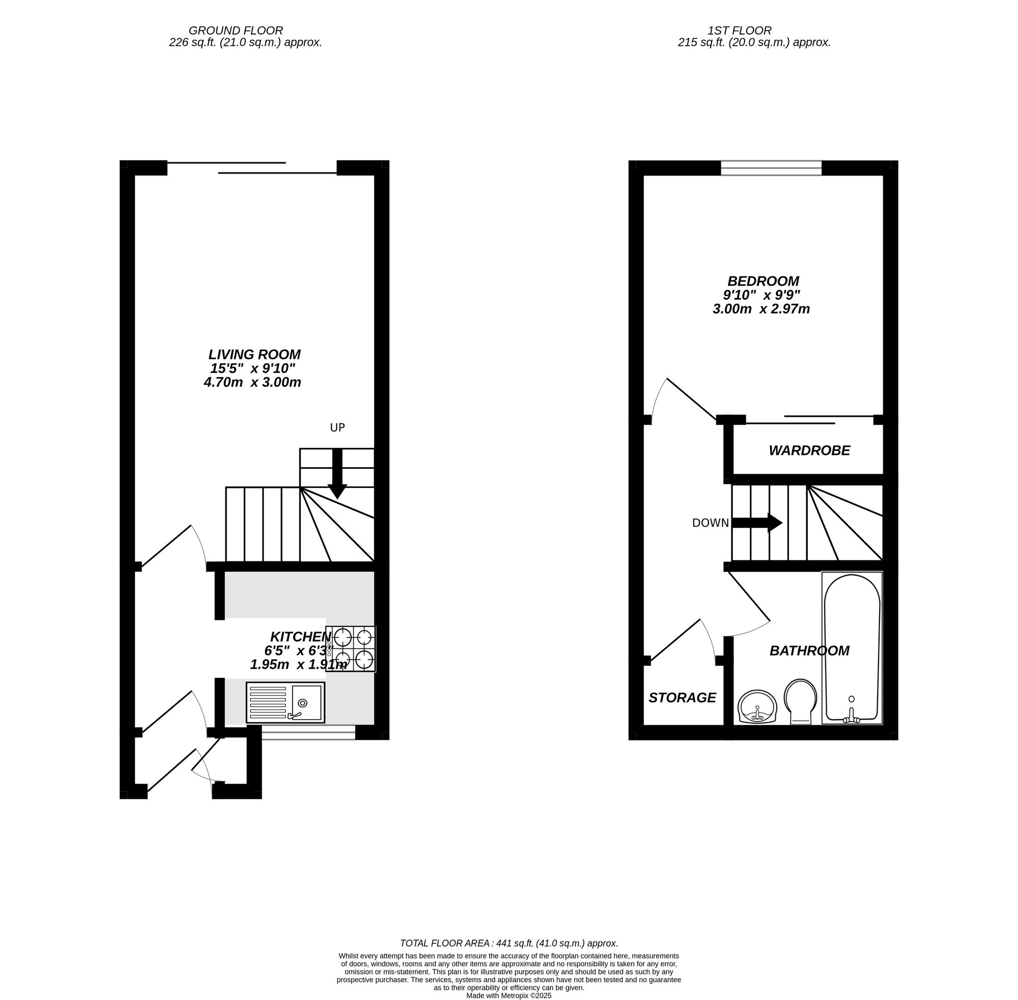 Floorplan for Uxbridge, 