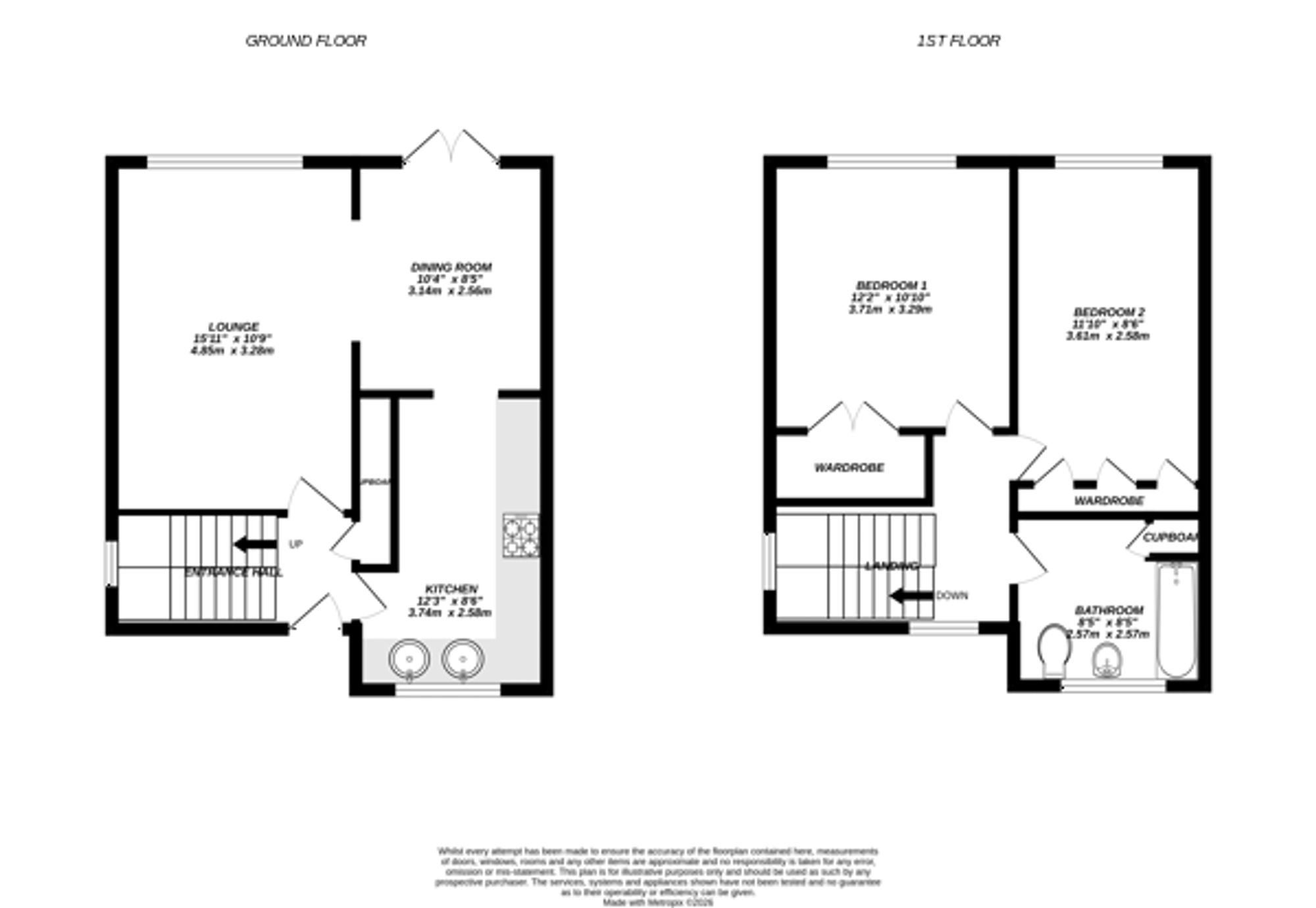 Floorplan for Uxbridge, 