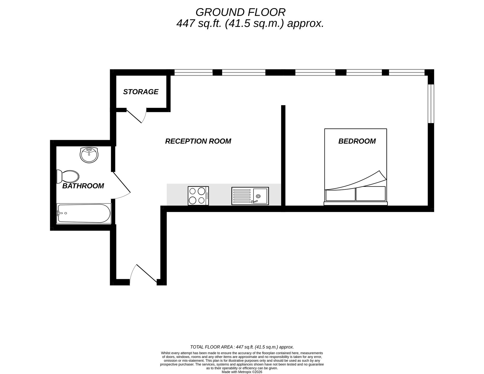 Floorplan for Uxbridge, 