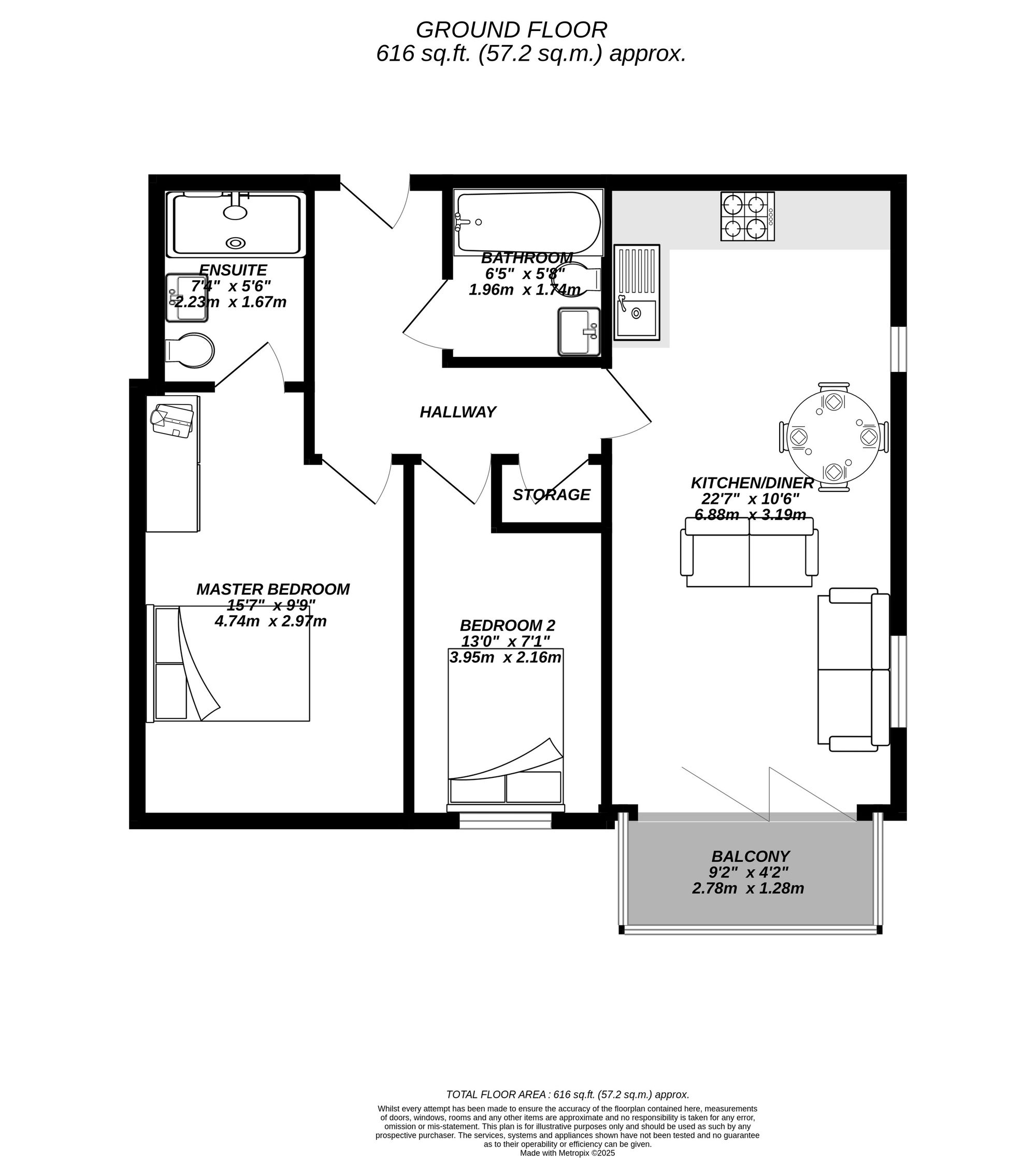 Floorplan for Uxbridge, 