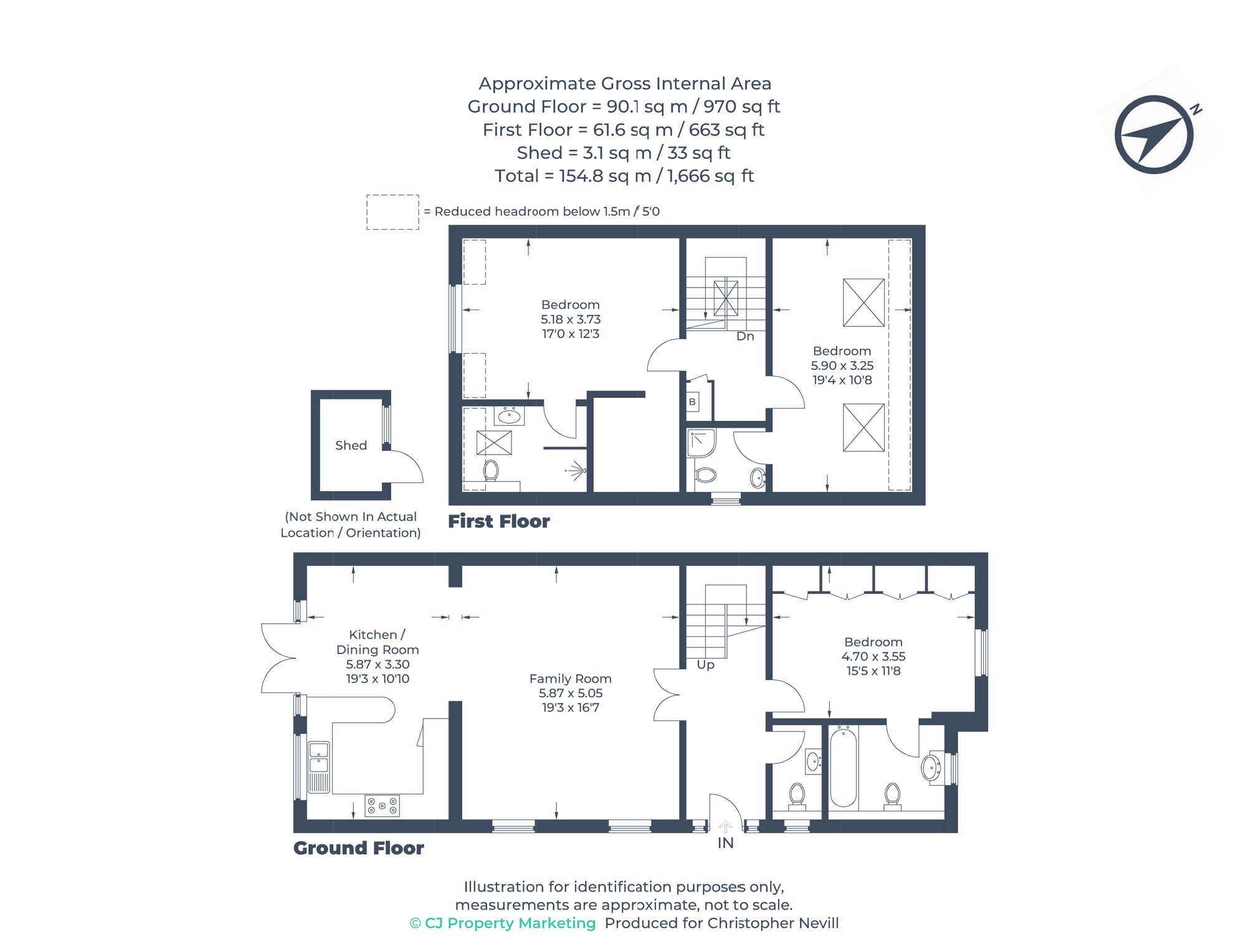 Floorplan for Uxbridge, 