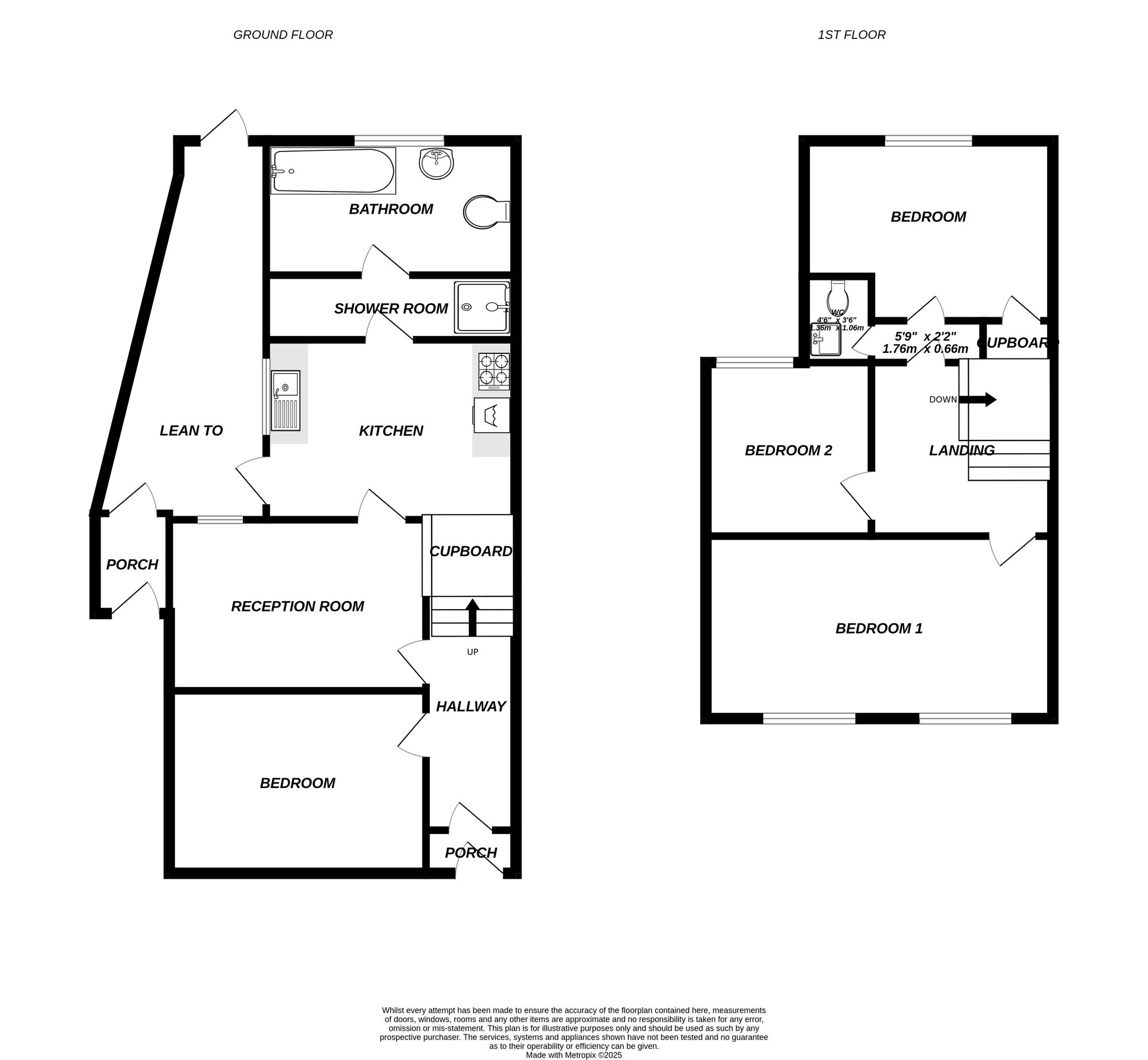 Floorplan for Uxbridge, 