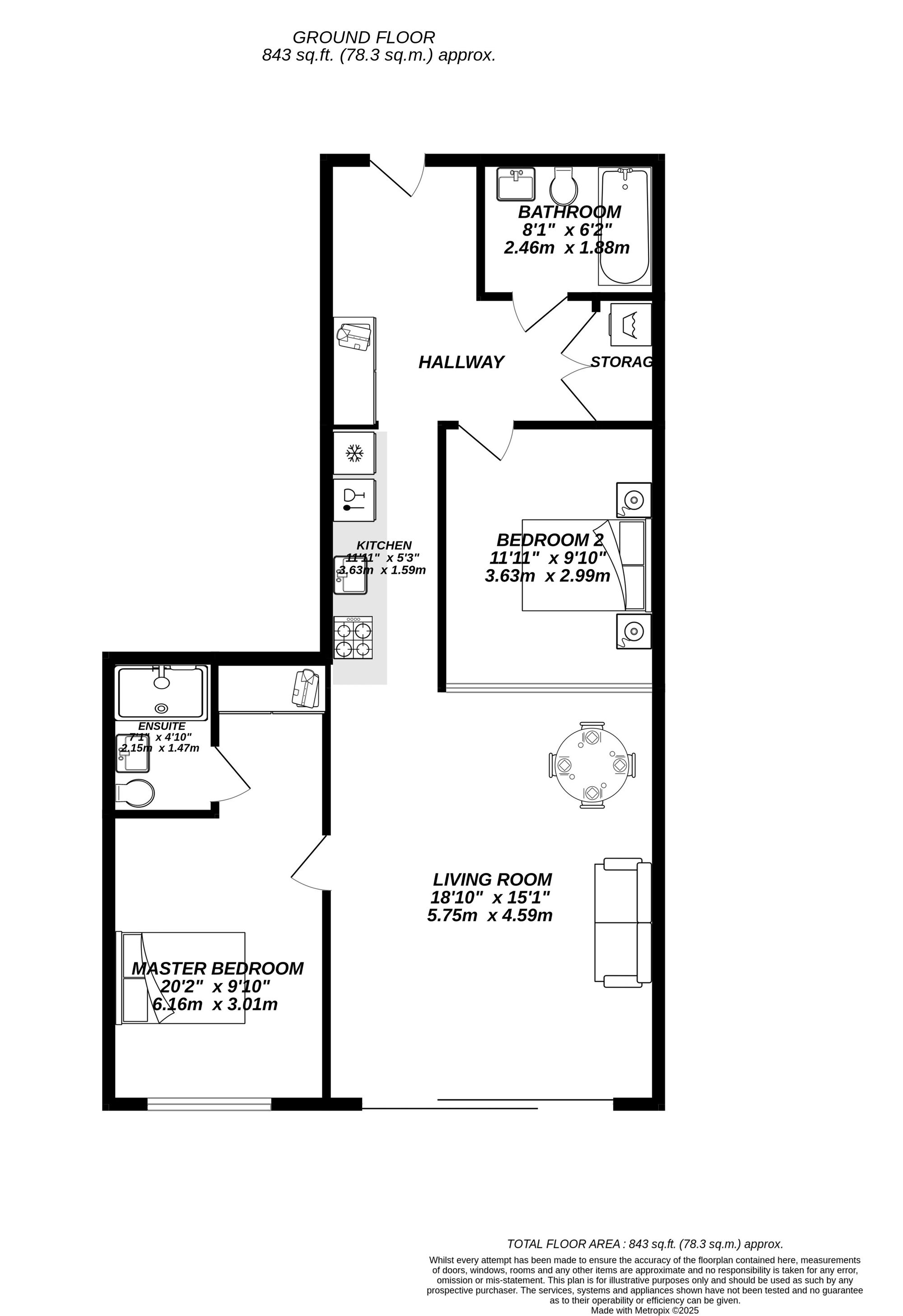 Floorplan for Uxbridge, 