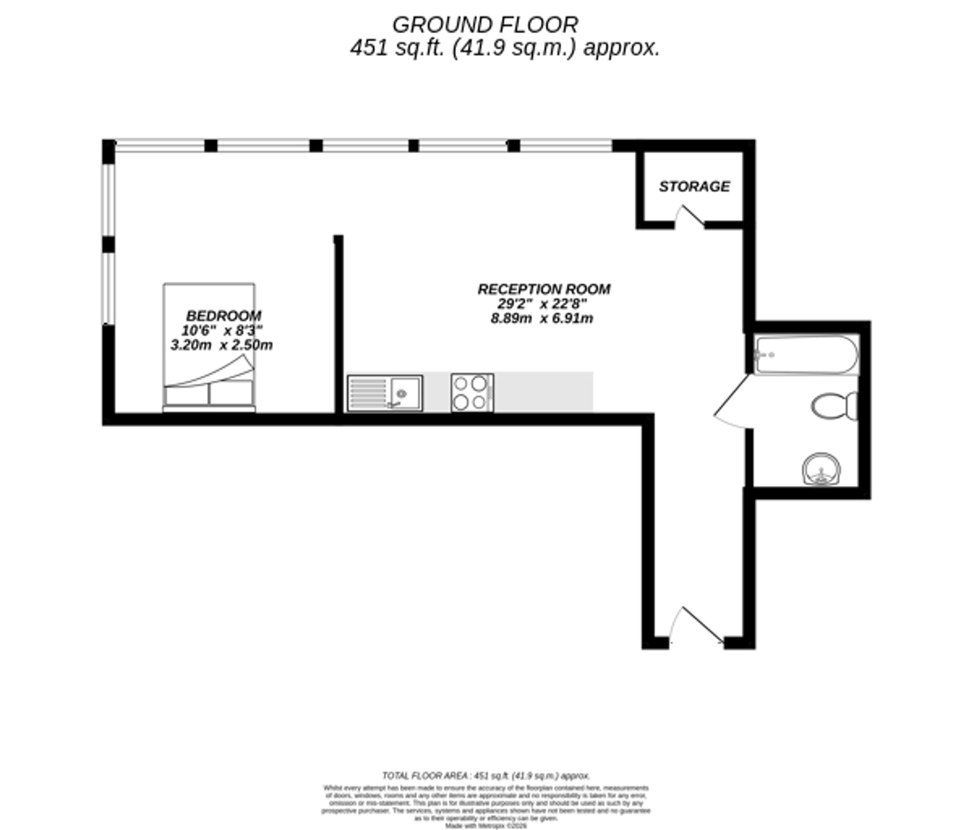 Floorplan for Uxbridge, 