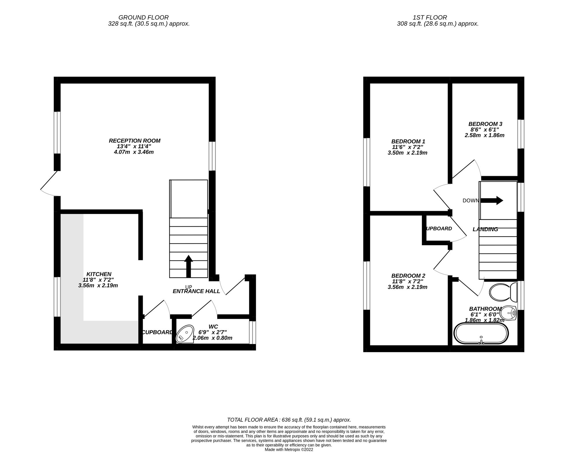 Floorplan for Uxbridge, 