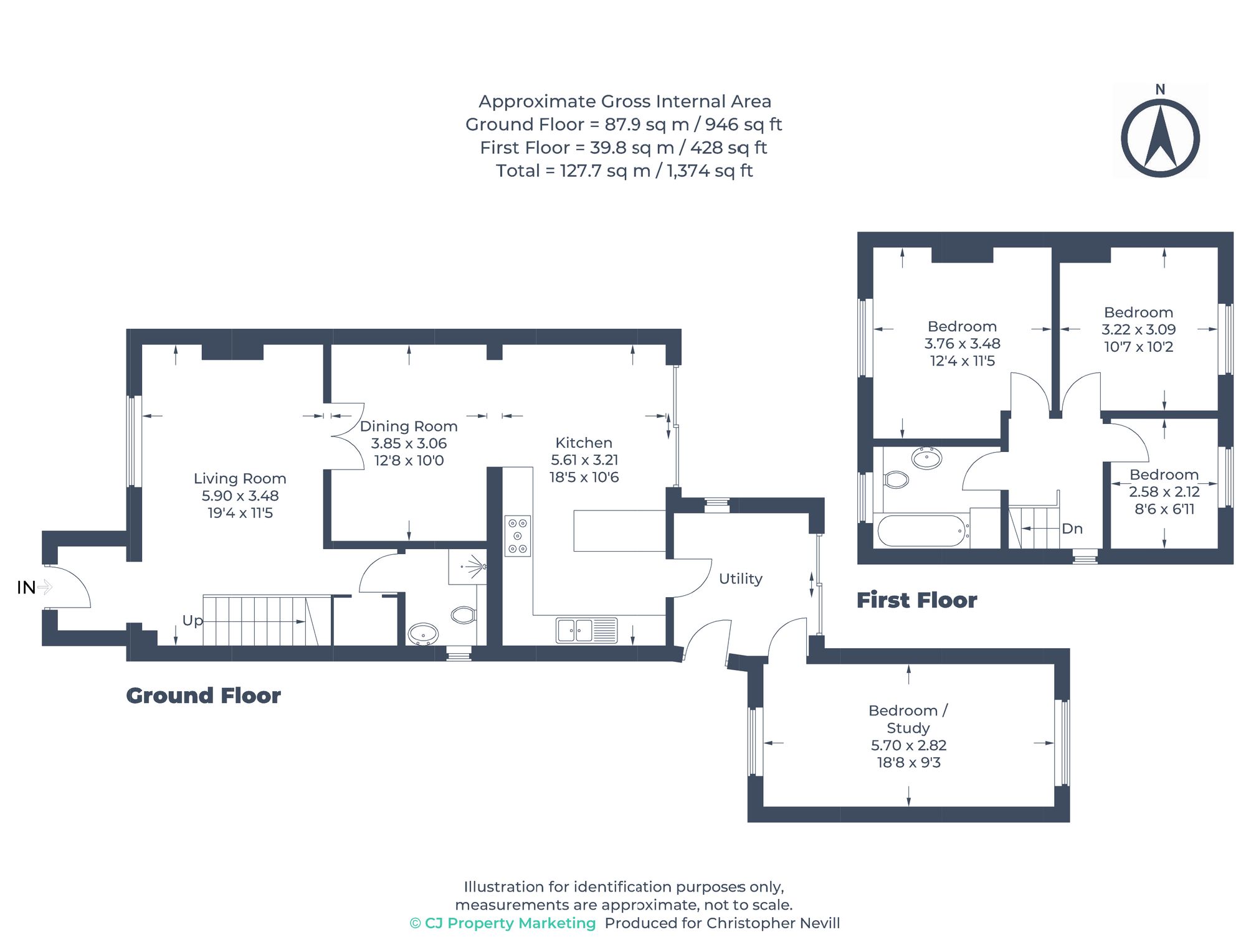 Floorplan for Uxbridge, 