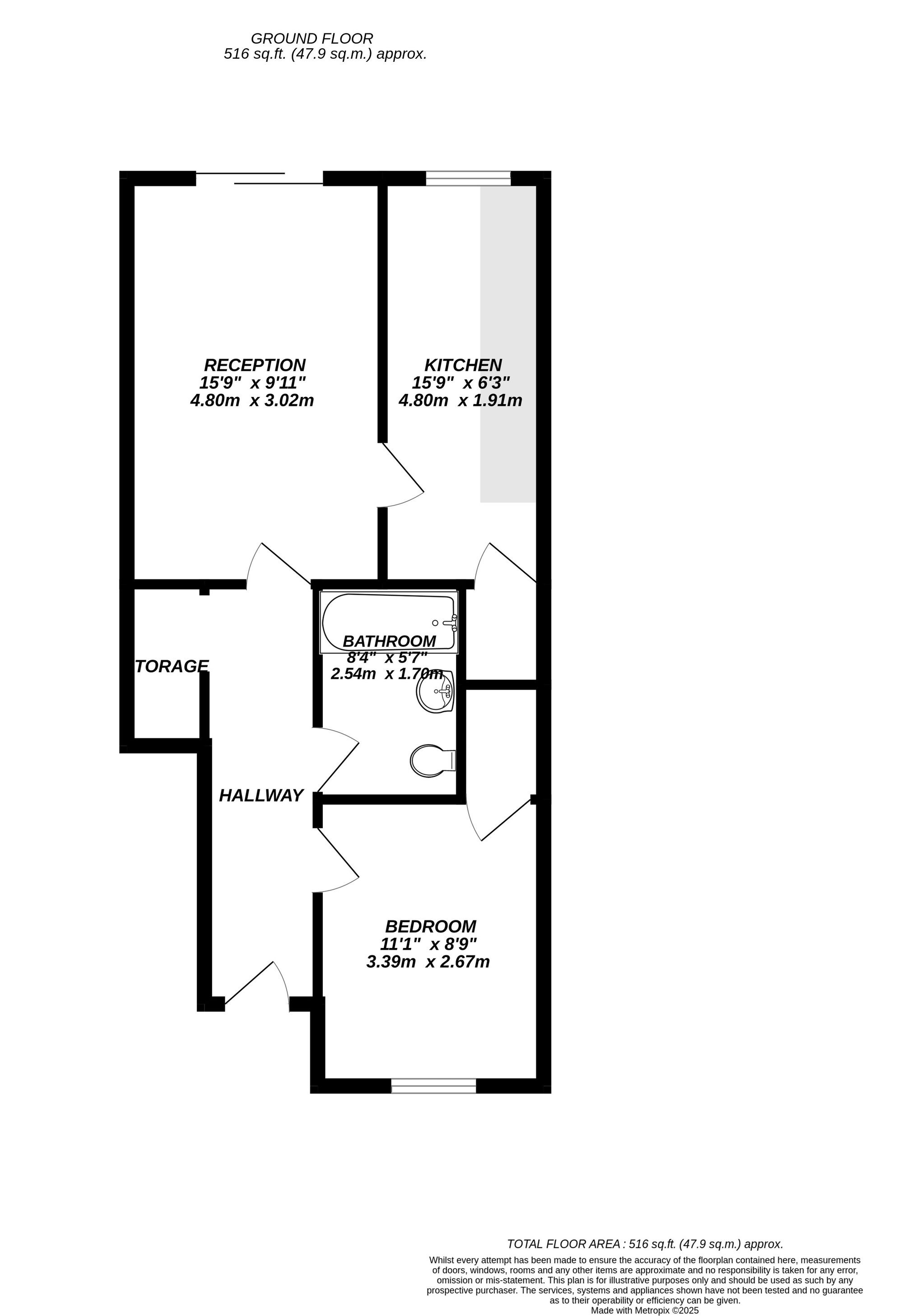 Floorplan for Uxbridge, 