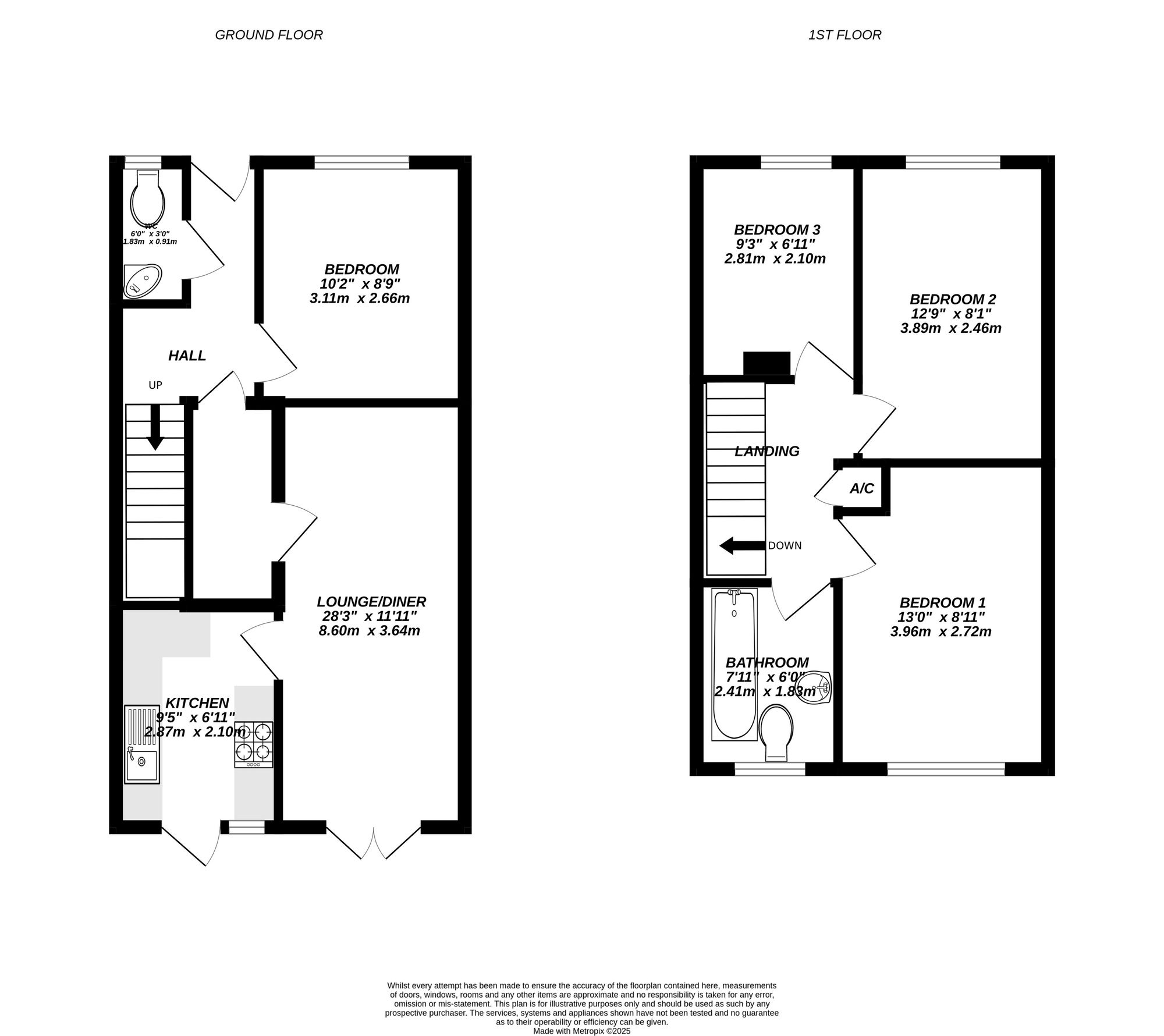 Floorplan for Uxbridge, 