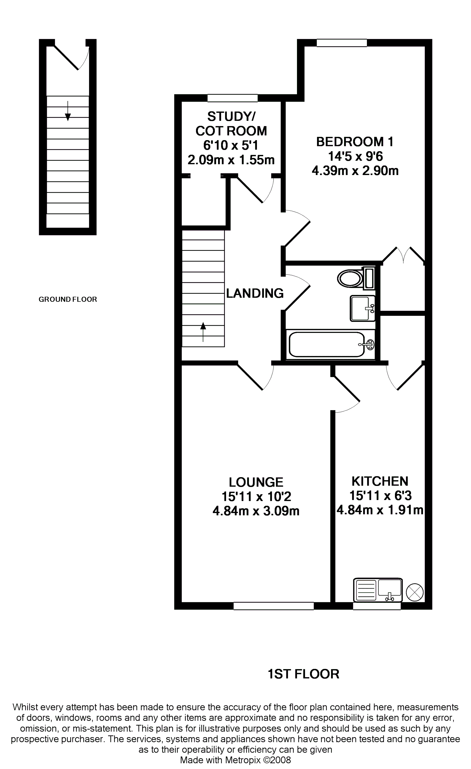 Floorplan for Uxbridge, 