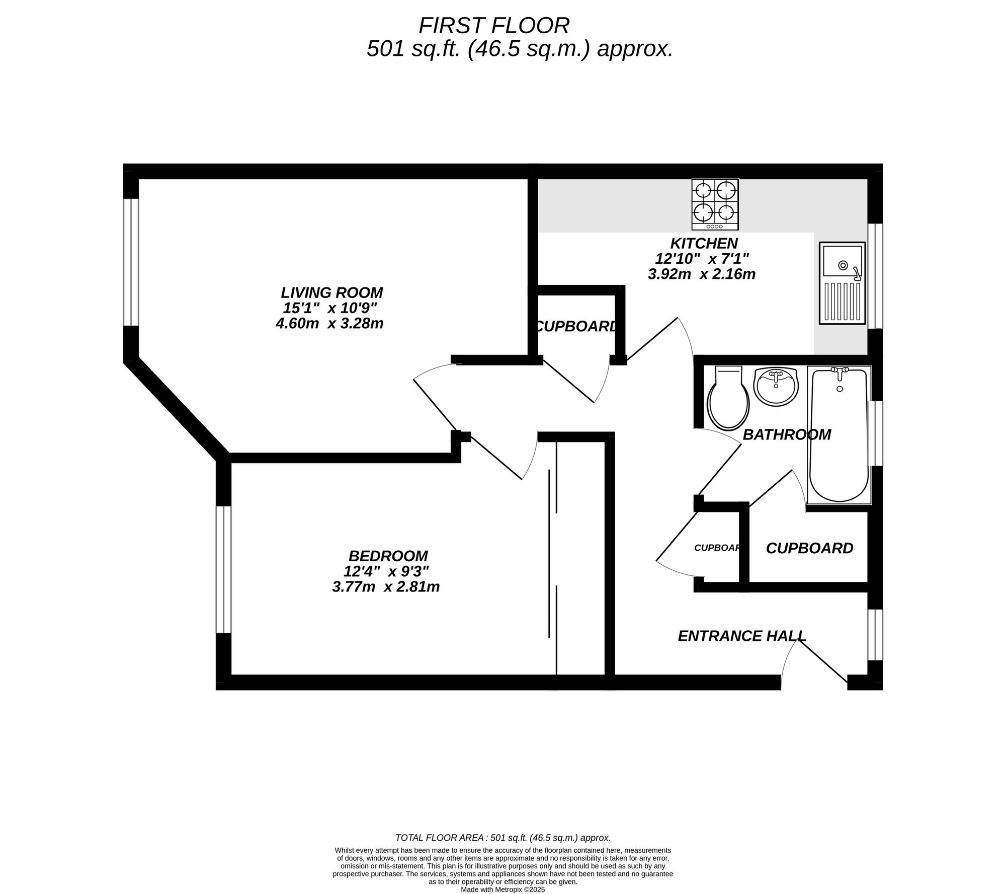 Floorplan for Uxbridge, 