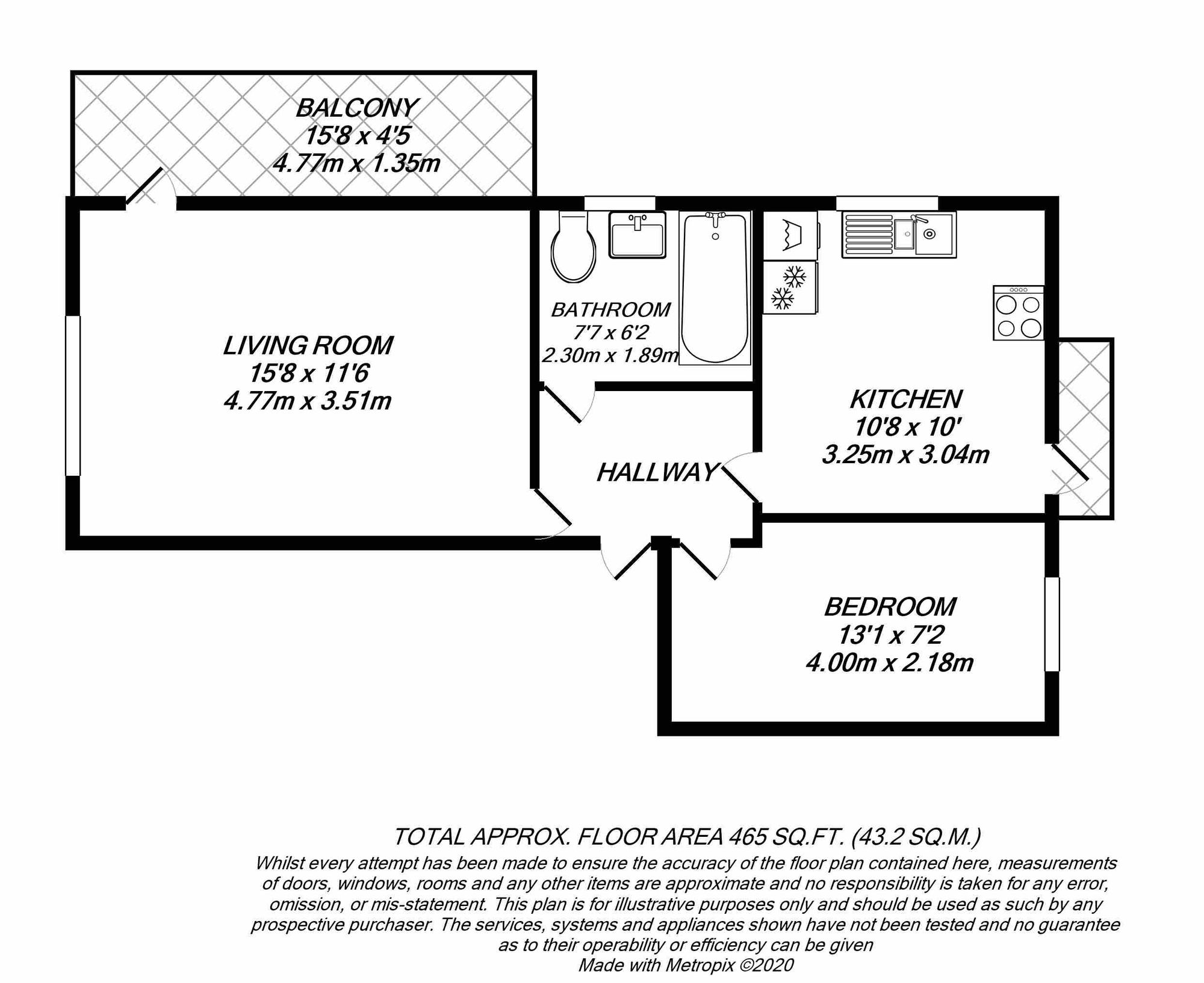 Floorplan for Uxbridge, 