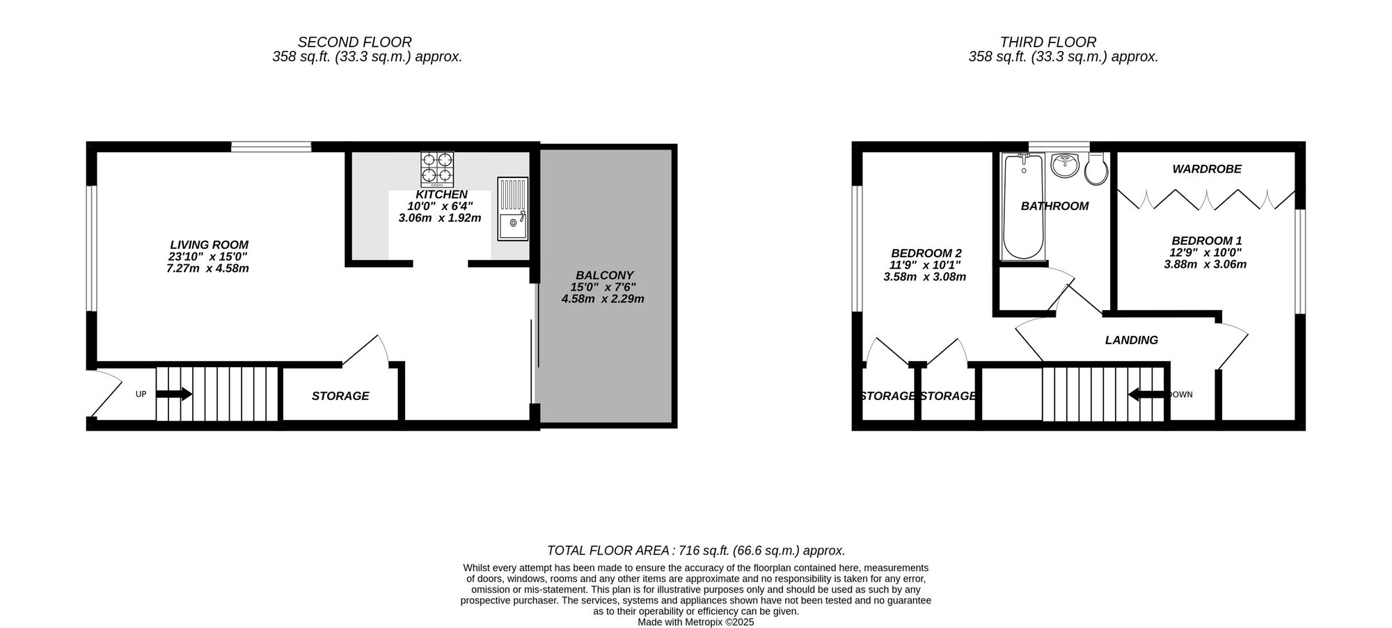 Floorplan for Uxbridge, 