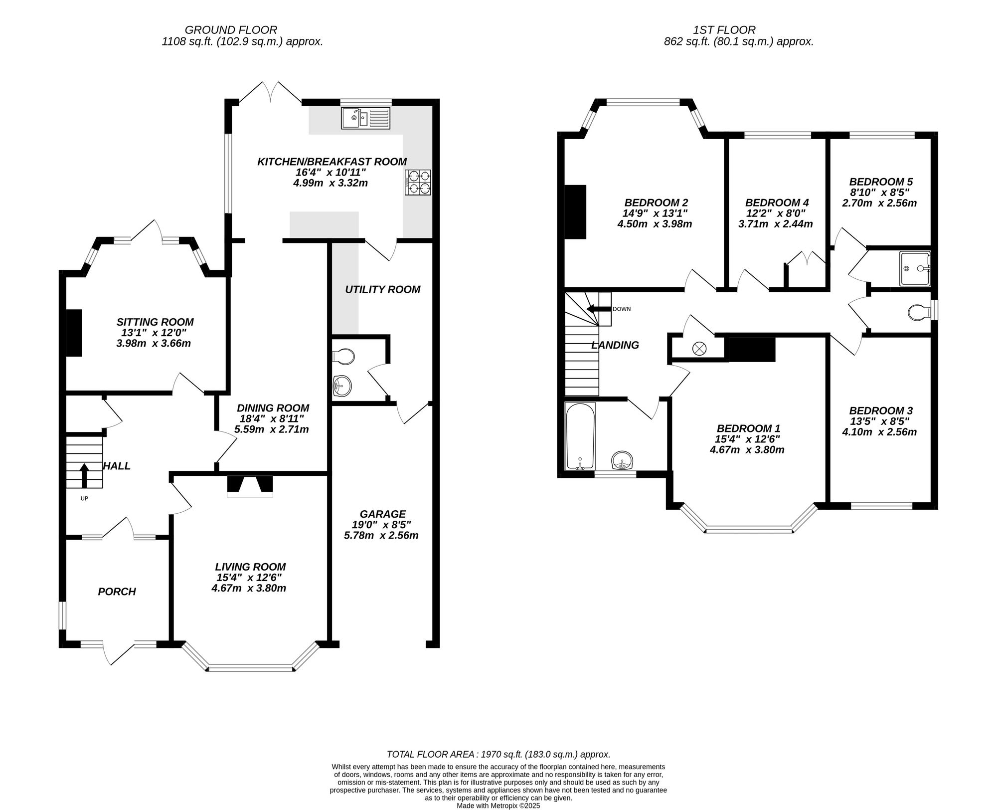 Floorplan for Uxbridge, 
