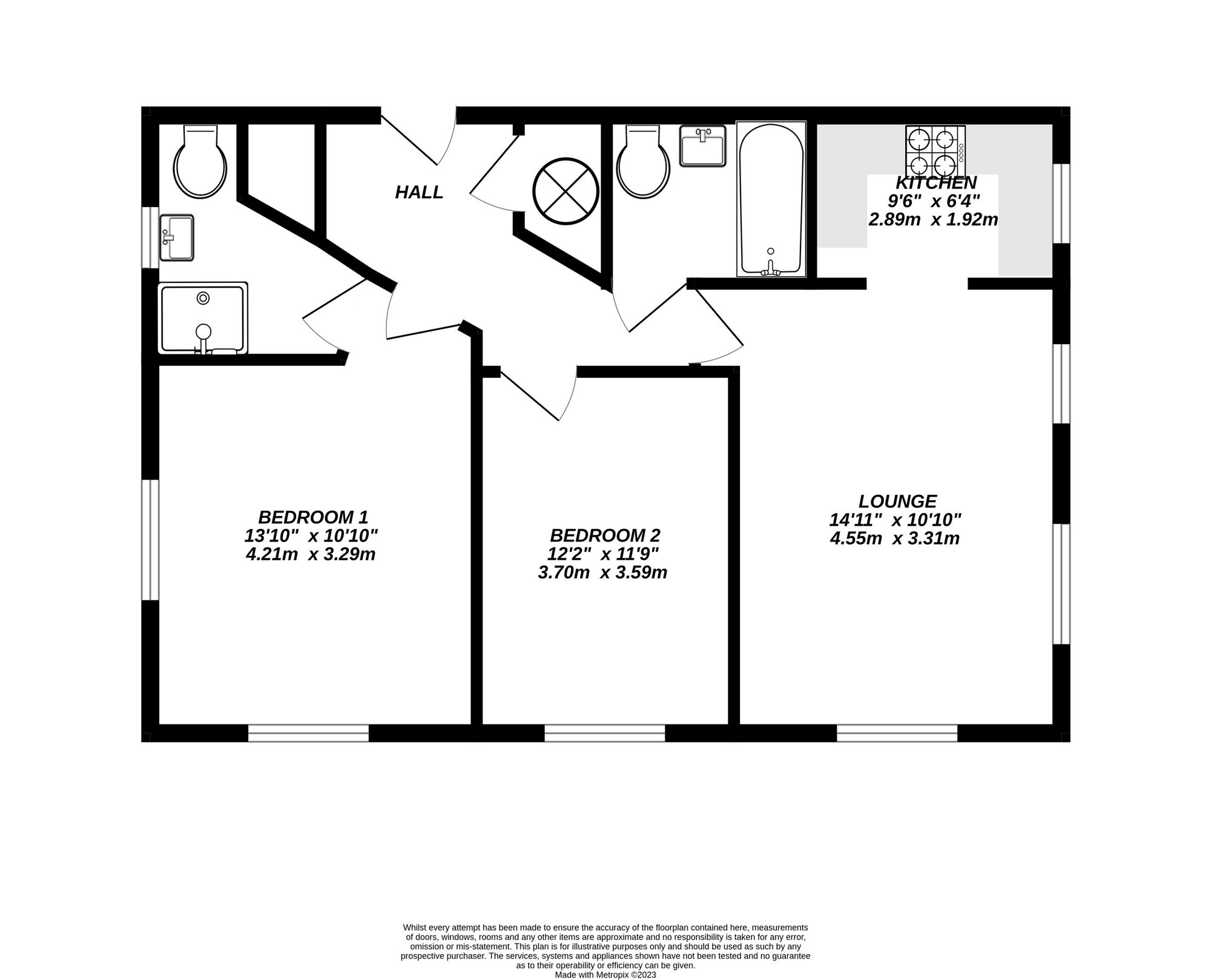 Floorplan for Uxbridge, 