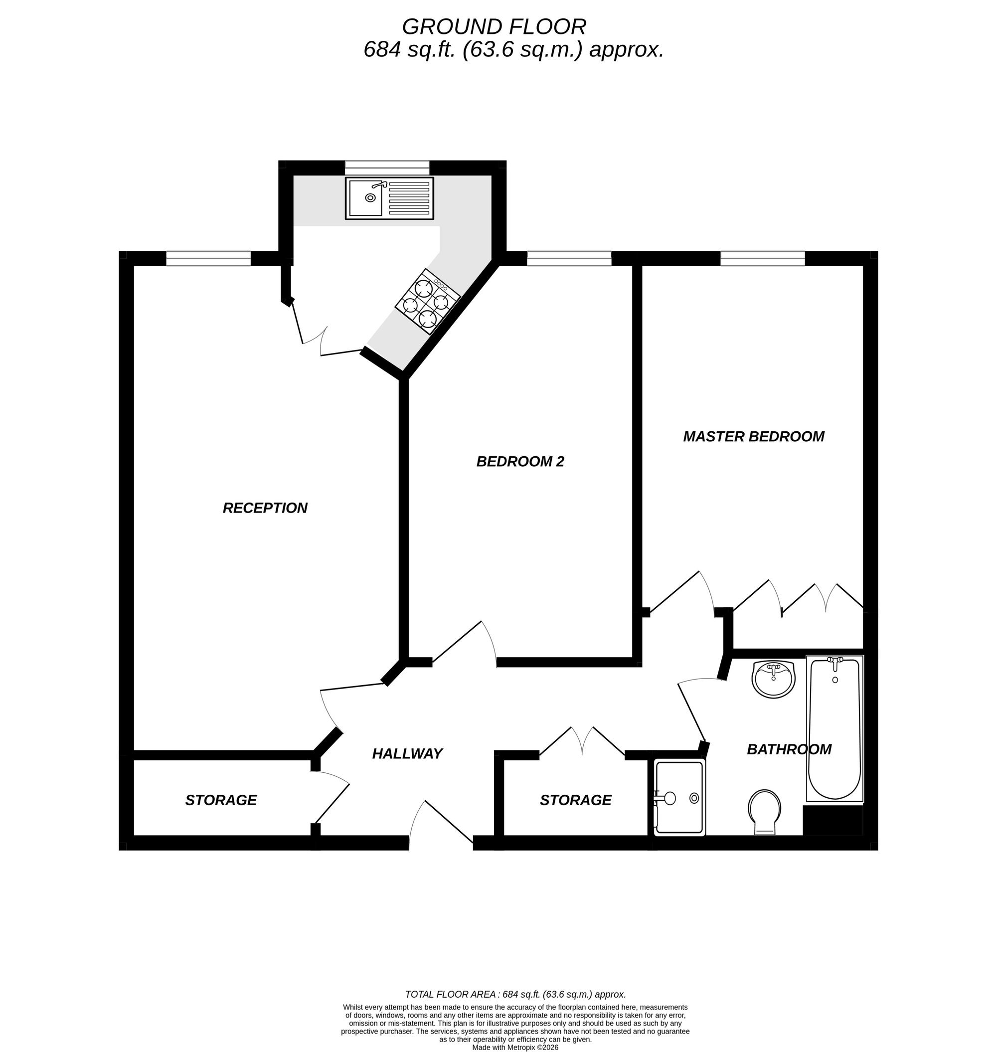 Floorplan for Uxbridge, 