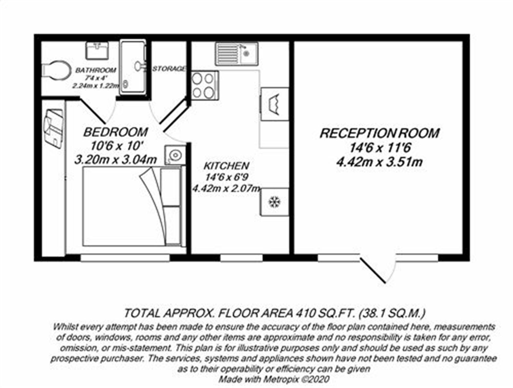 Floorplan for Uxbridge, 