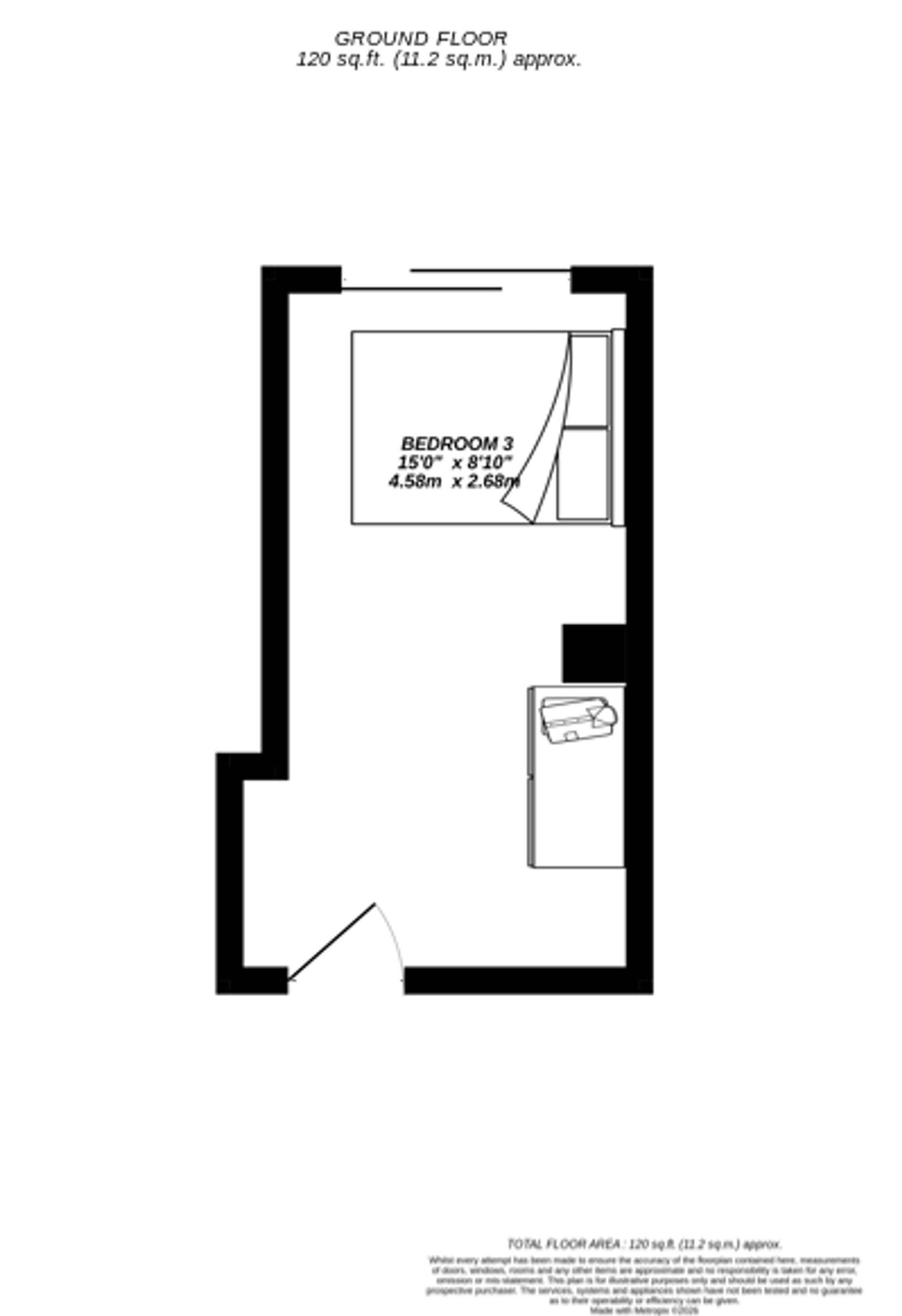 Floorplan for Uxbridge, 