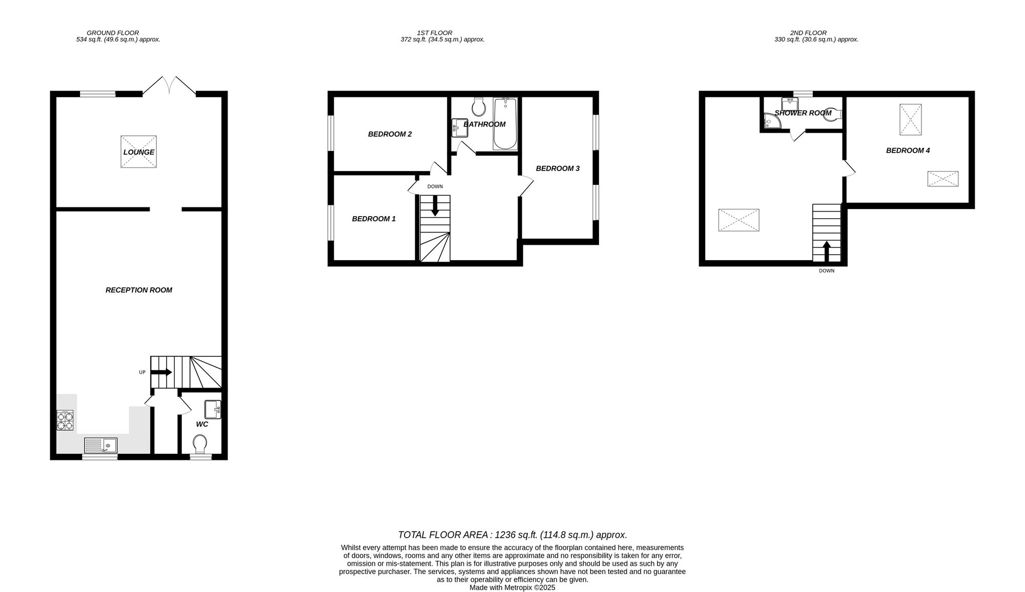 Floorplan for Uxbridge, 