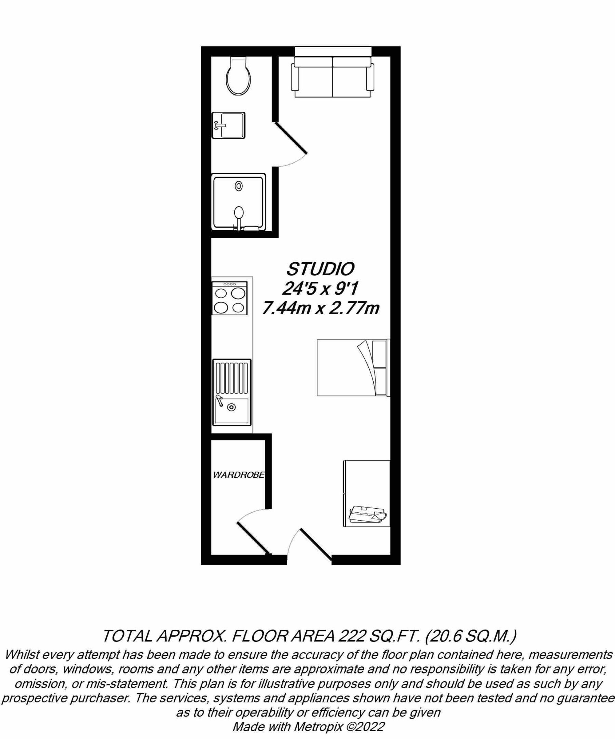 Floorplan for Uxbridge, 