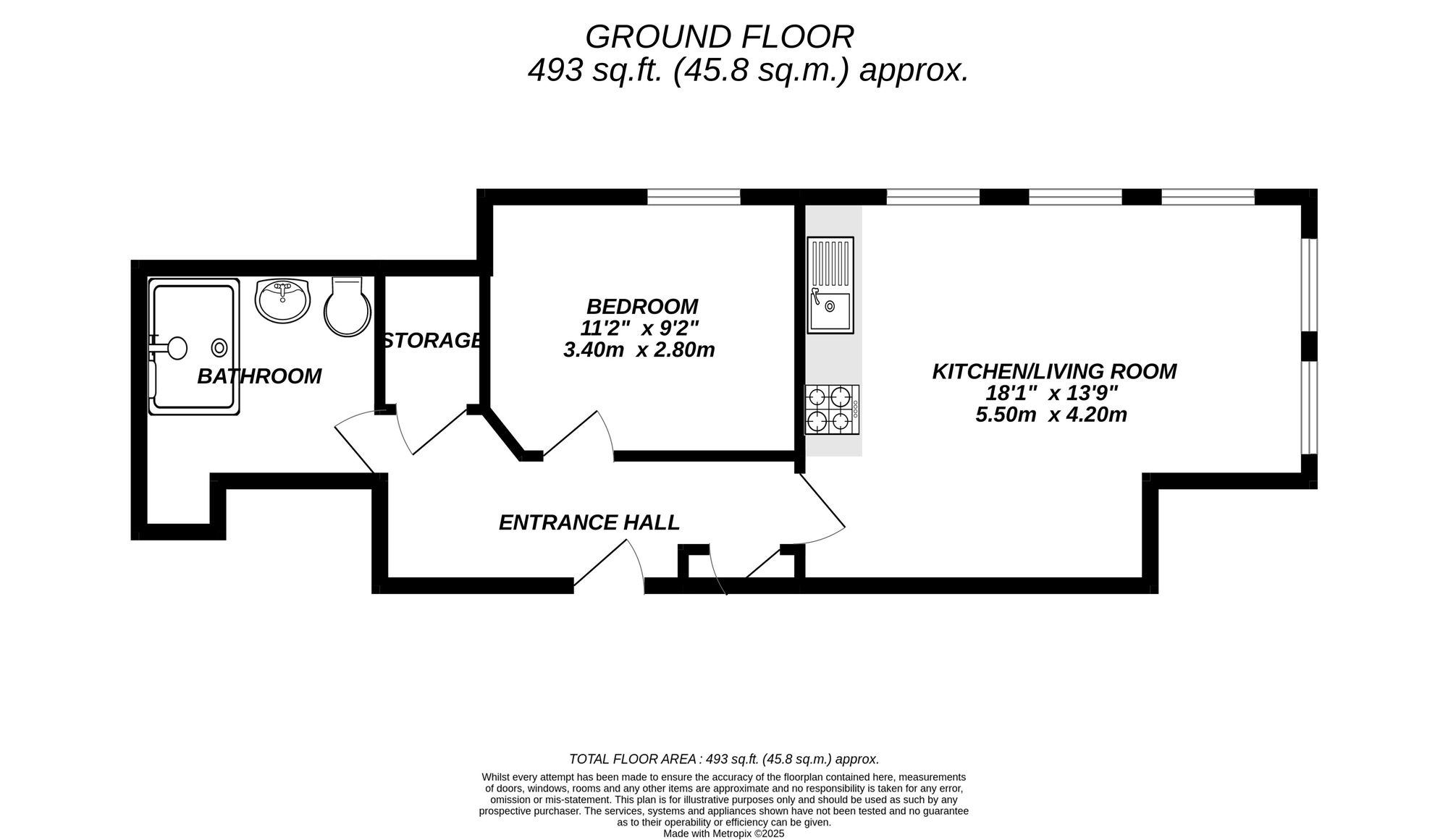Floorplan for Uxbridge, 