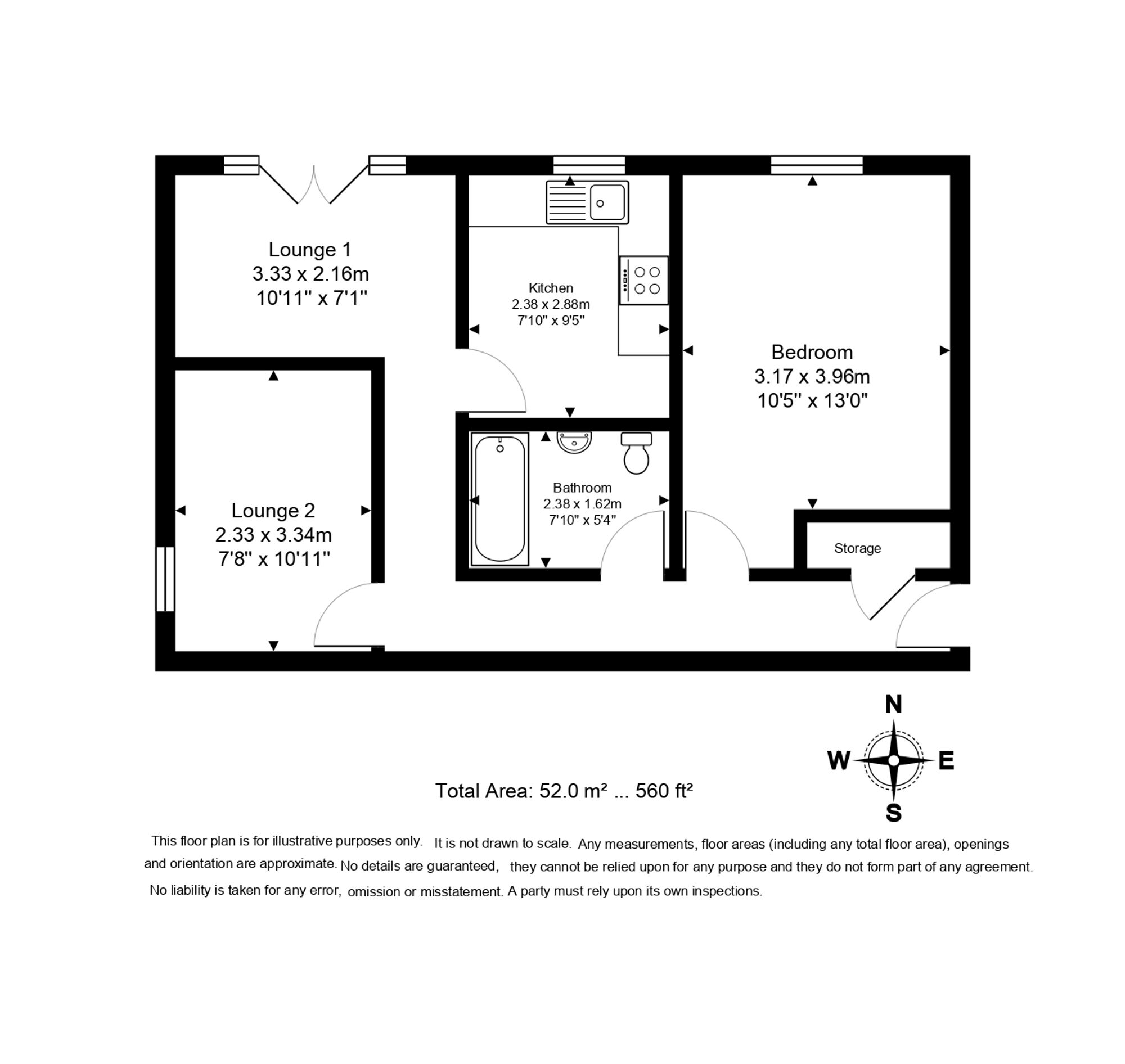 Floorplan for Uxbridge, 
