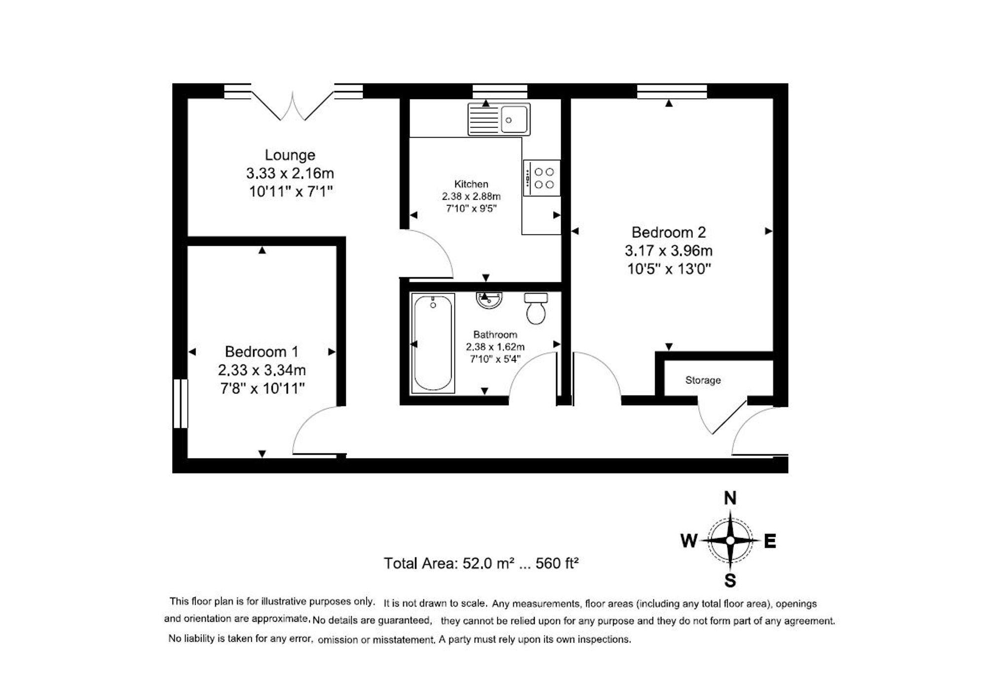 Floorplan for Uxbridge, 