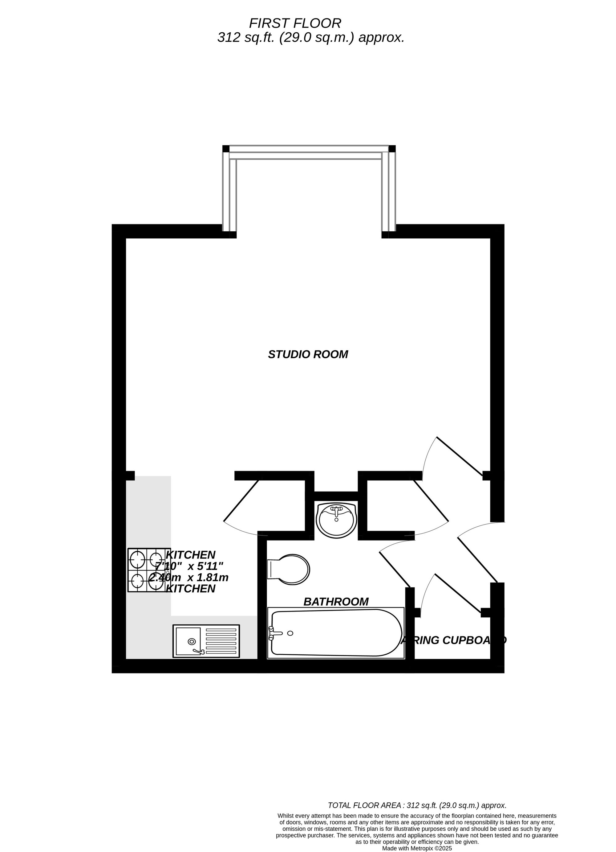 Floorplan for Uxbridge, 