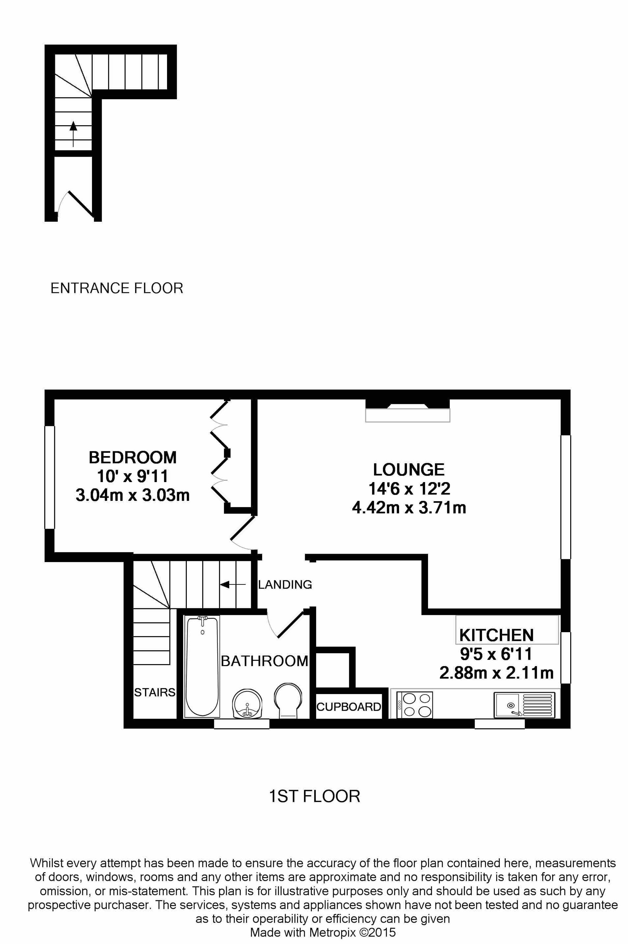 Floorplan for Uxbridge, 
