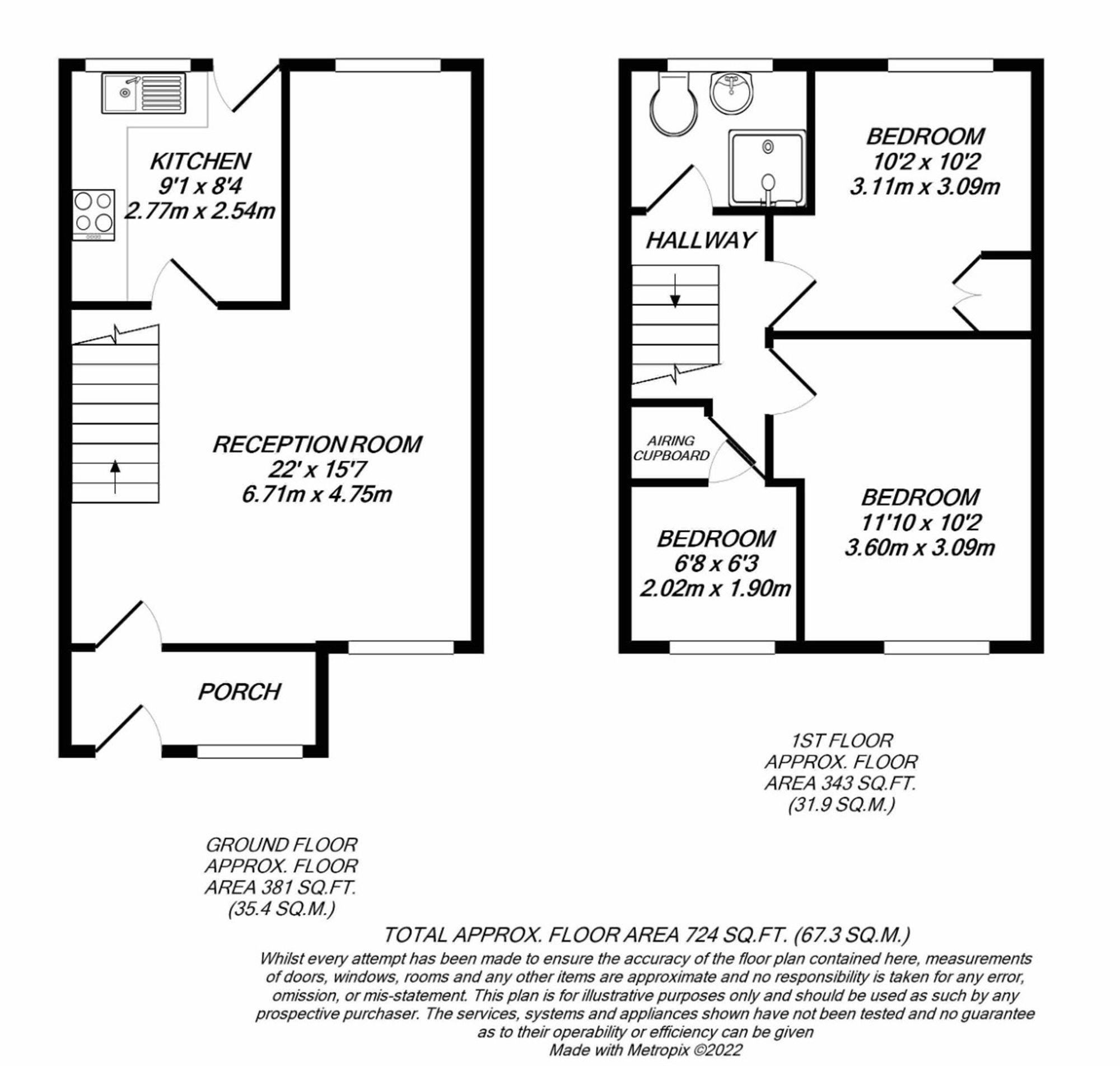 Floorplan for Uxbridge, 